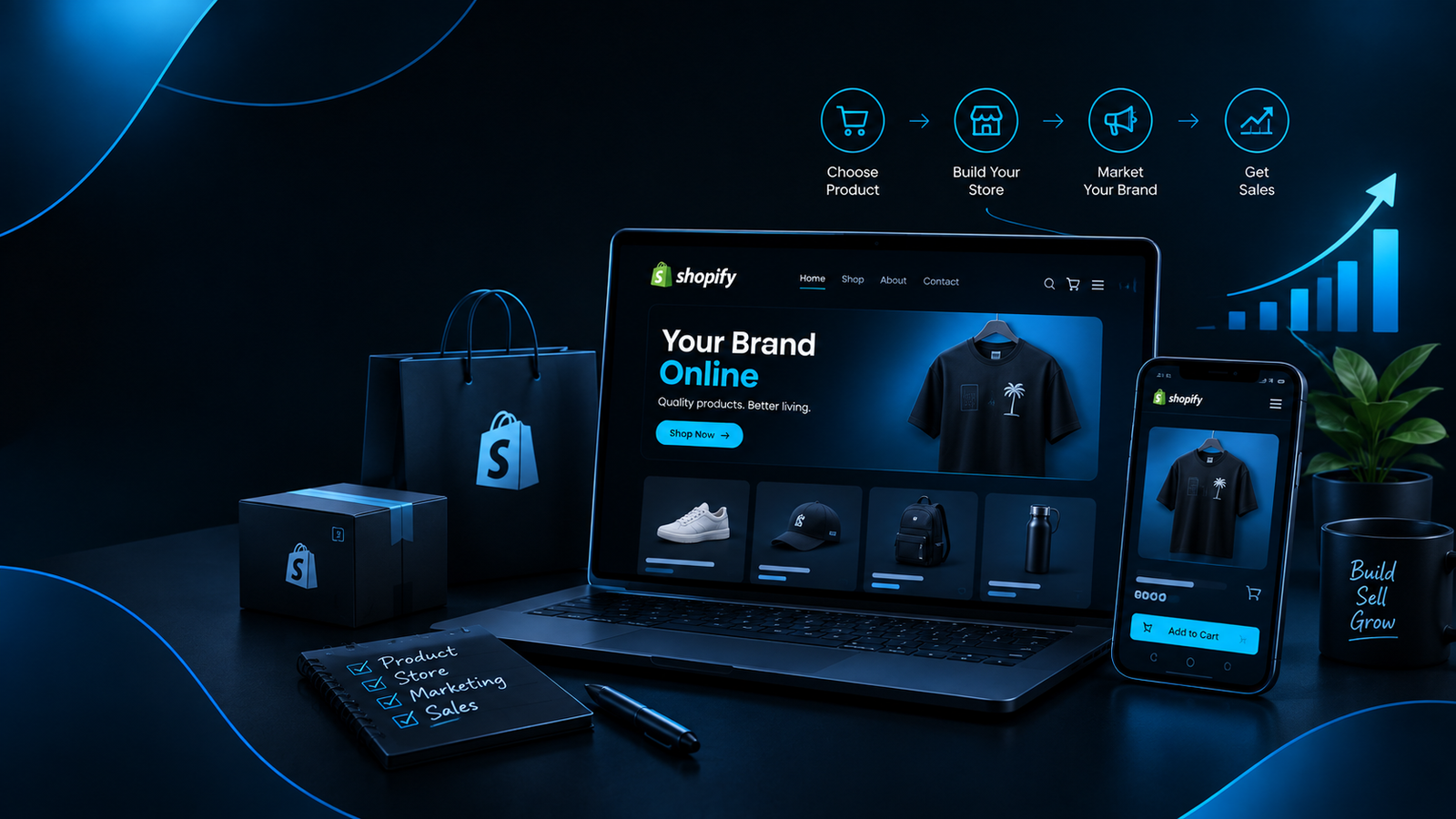 How to Start a Shopify Website and Start Selling Online